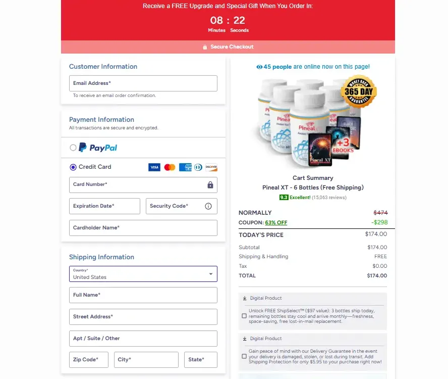 Pineal XT Order Page